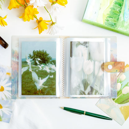 1 Pc Storage Album Four Seasons Like a Song Series Sticker Storage Album