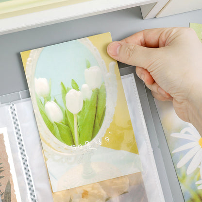 1 Pc Double Page Sticker Card Organizer Album Sticker Storage