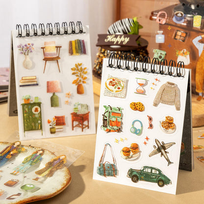 20 Sheets Chasing Dreams Lifestyle Series Lifestyle themed sticker Book