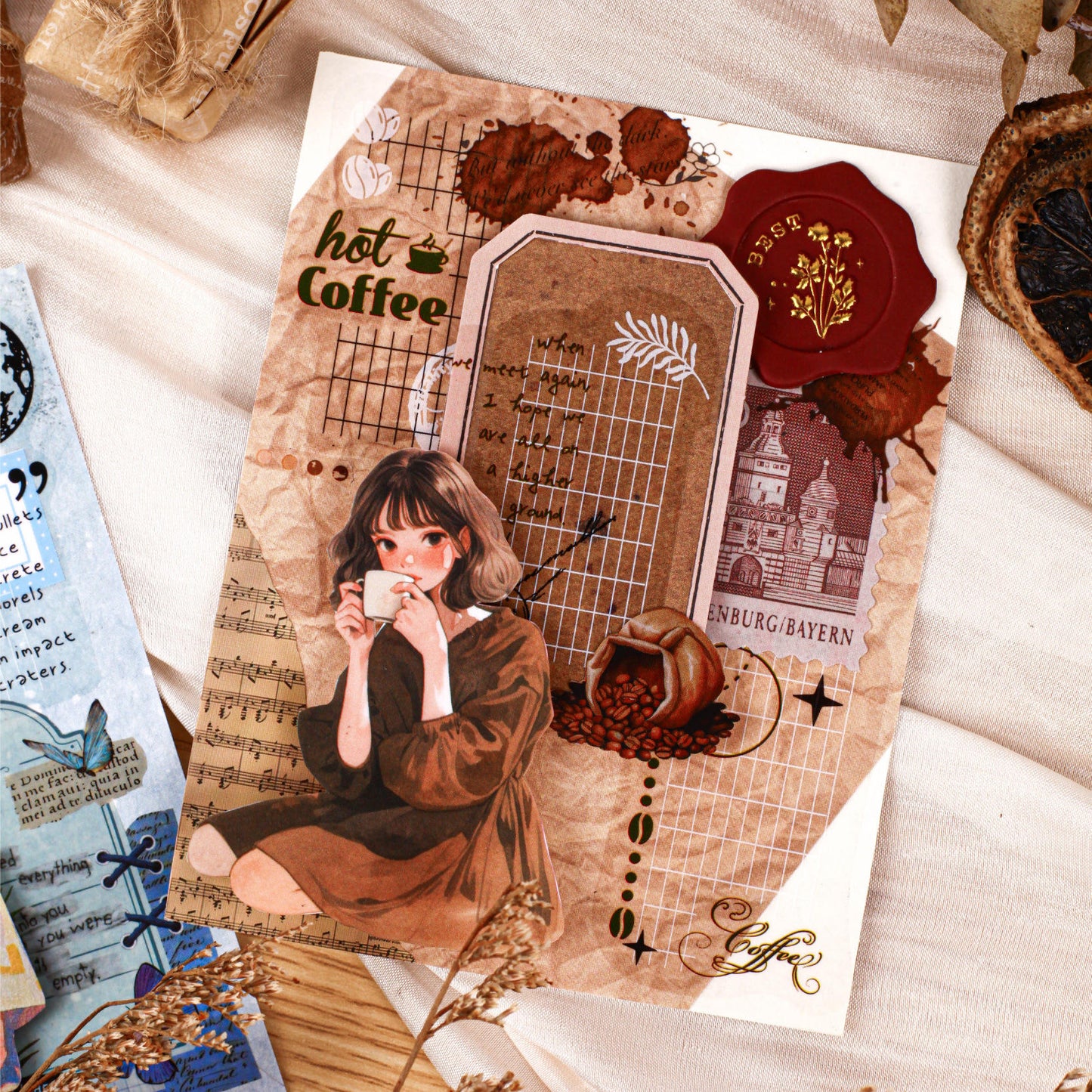 20 Pcs White Night Star Array Series Fresh DIY Decorative Stickers