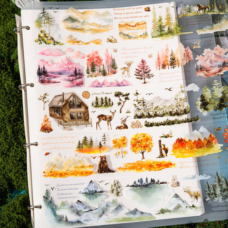 1 Roll Creating Woodland-themed the Wilderness Series Pet Tape