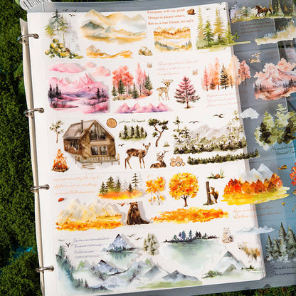 1 Roll Creating Woodland-themed the Wilderness Series Pet Tape