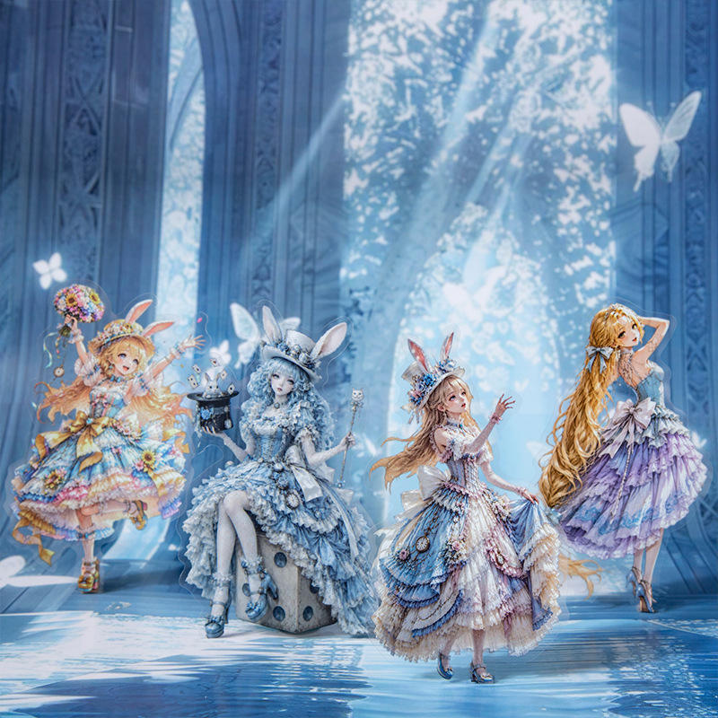 12 Pcs Princess and Fairy Tale Series Character-themed Character Stickers