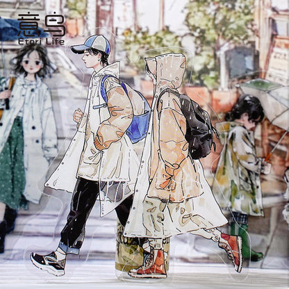 20 Pcs Fireworks Pedestrian Series Original Character Theme Sticker Pack