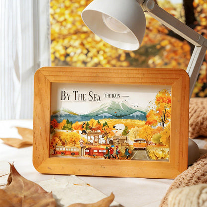 48 Sheets Autumn Picture Book Series Scenic Spiral bound Sticker Book