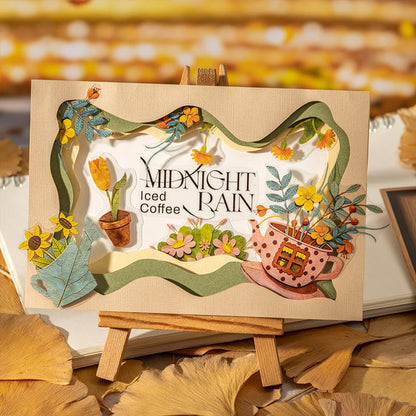 30 Pcs Autumn Gathering Handmade Series Beautiful Retro Stickers