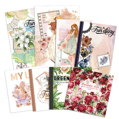1 Pc Instagram-style notebook with irregular pages for journaling