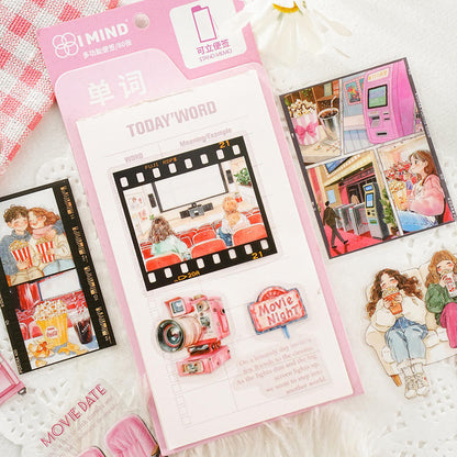 30 Pcs Let's Hang Out Series Casual Character sticker pack