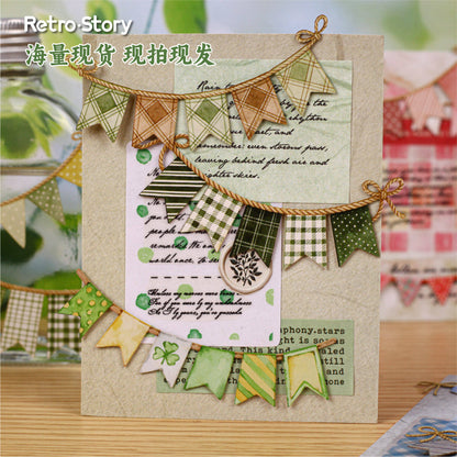 16 Pcs Colorful Flags Series Festive-themed Celebration Stickers