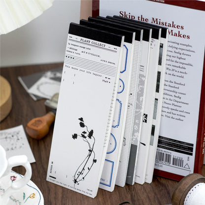 30 pcs Wandering Random Series Light Vintage Long Strip Memo Pad
