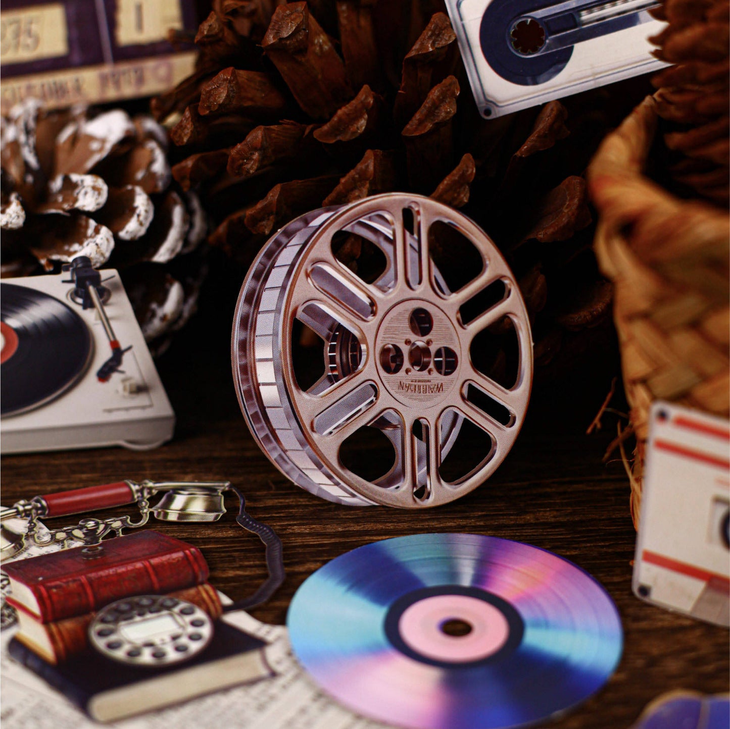 10 Pcs Vintage Voice Series Retro DIY Journaling Stickers