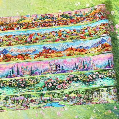 1 Roll Dream Manor Series Dreamy Castle Scenes Tape