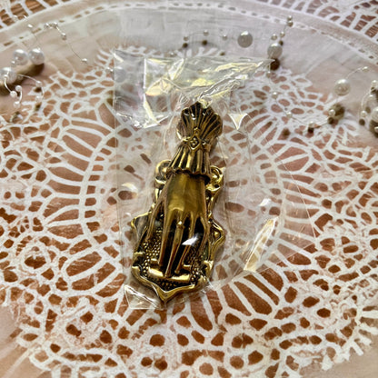 1 Pc Noblewoman's Hand Vintage Handbook Metal Clip