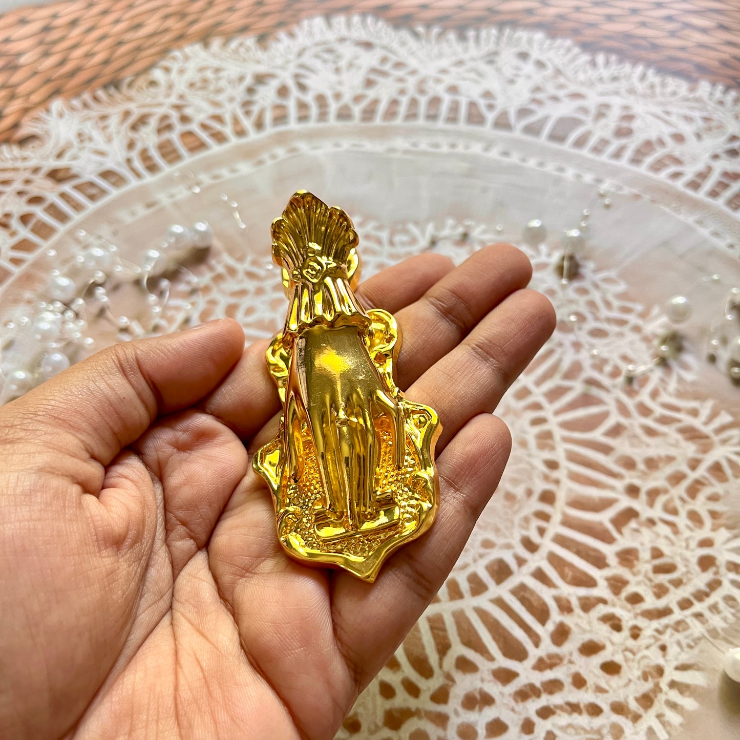 1 Pc Noblewoman's Hand Vintage Handbook Metal Clip