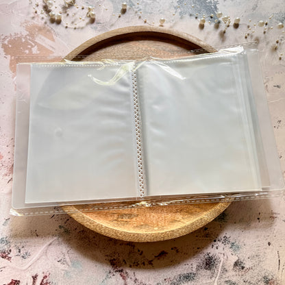 40-Pocket Storage Album with Pocket inserts for Stickers, Cards, Photos