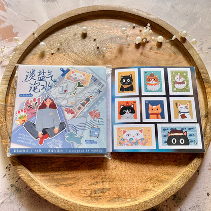 30 sheets Cute Animal and Character designed by Muroo Sticker Book