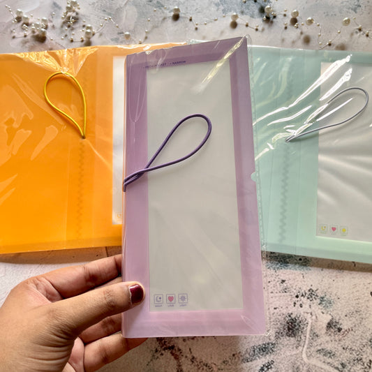 30 Pockets Macaron Deco Stickers Mini Storage Folder