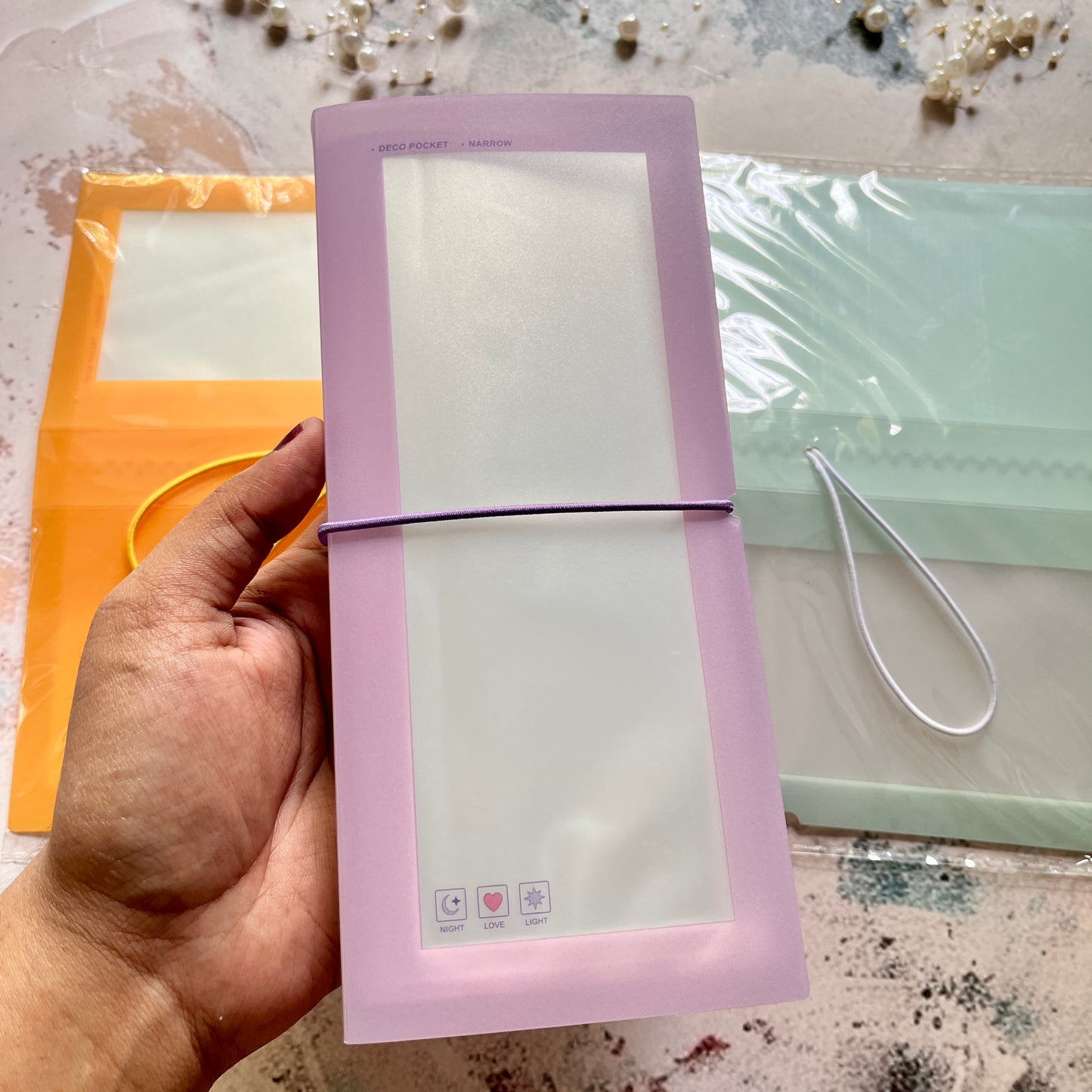30 Pockets Macaron Deco Stickers Mini Storage Folder