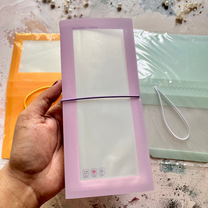 30 Pockets Macaron Deco Stickers Mini Storage Folder
