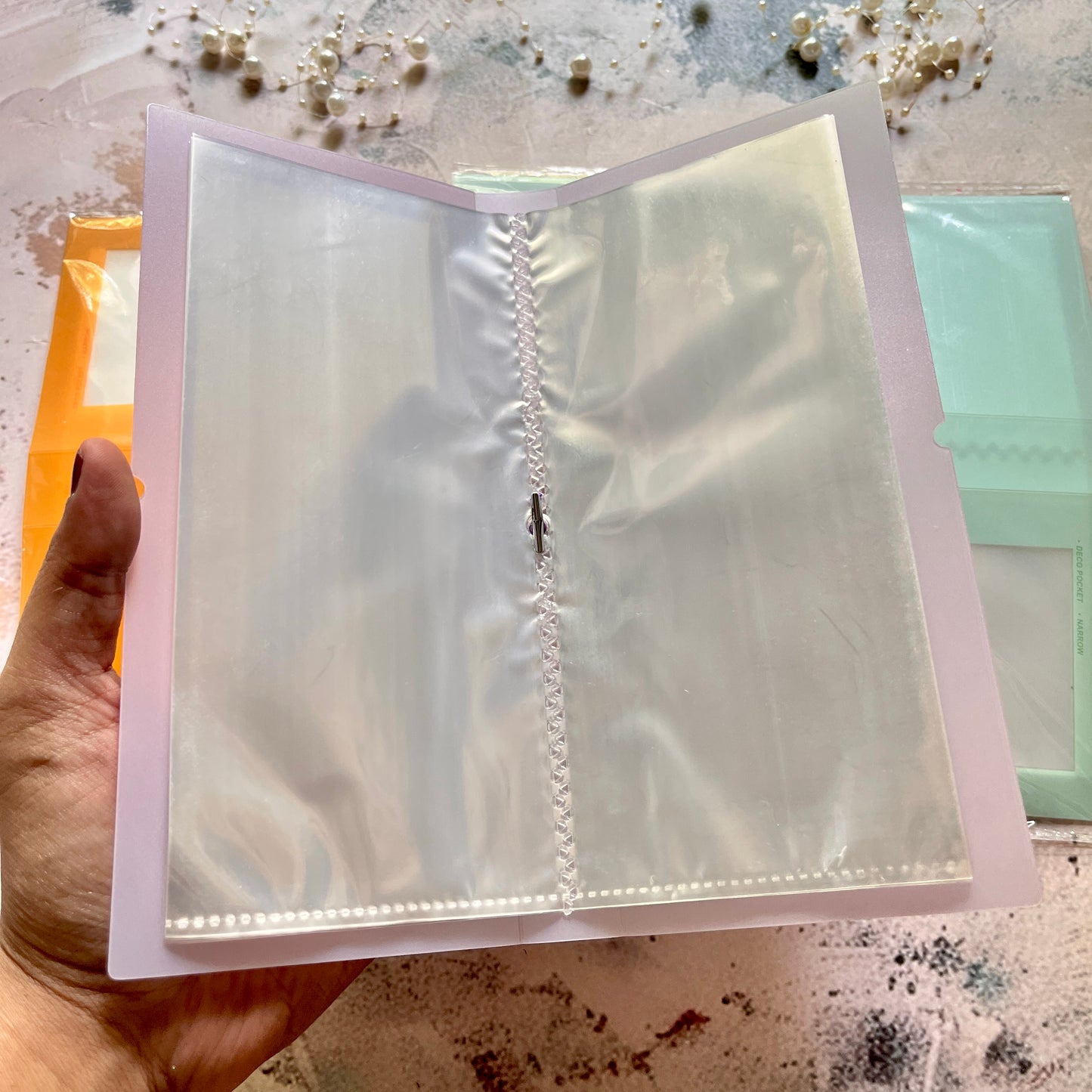 30 Pockets Macaron Deco Stickers Mini Storage Folder