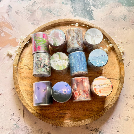 1 roll comfortable time series plant themed Matte Pet Tape