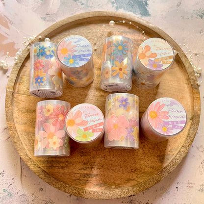 1 roll special oil die-cutting daisy small fresh floral Tape