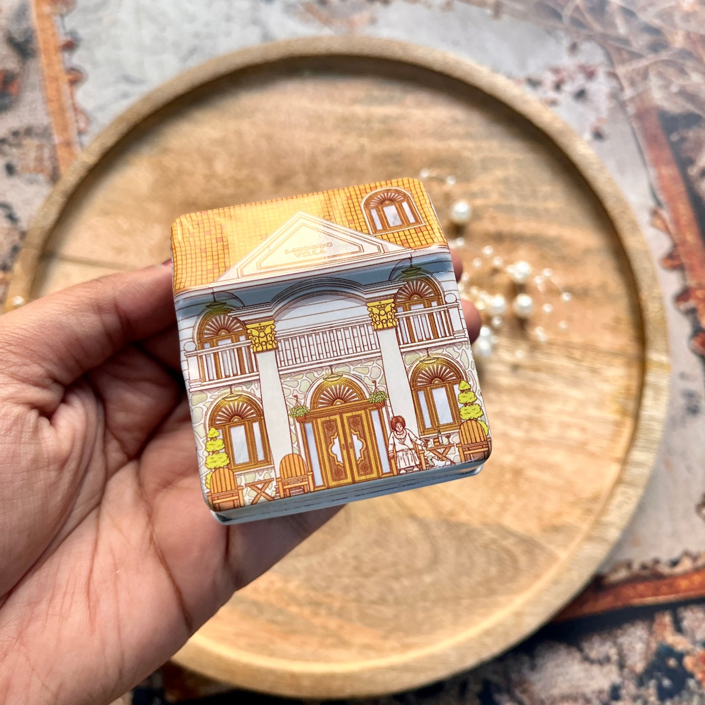 1 Pc Creative Mini Tin Box for Storage