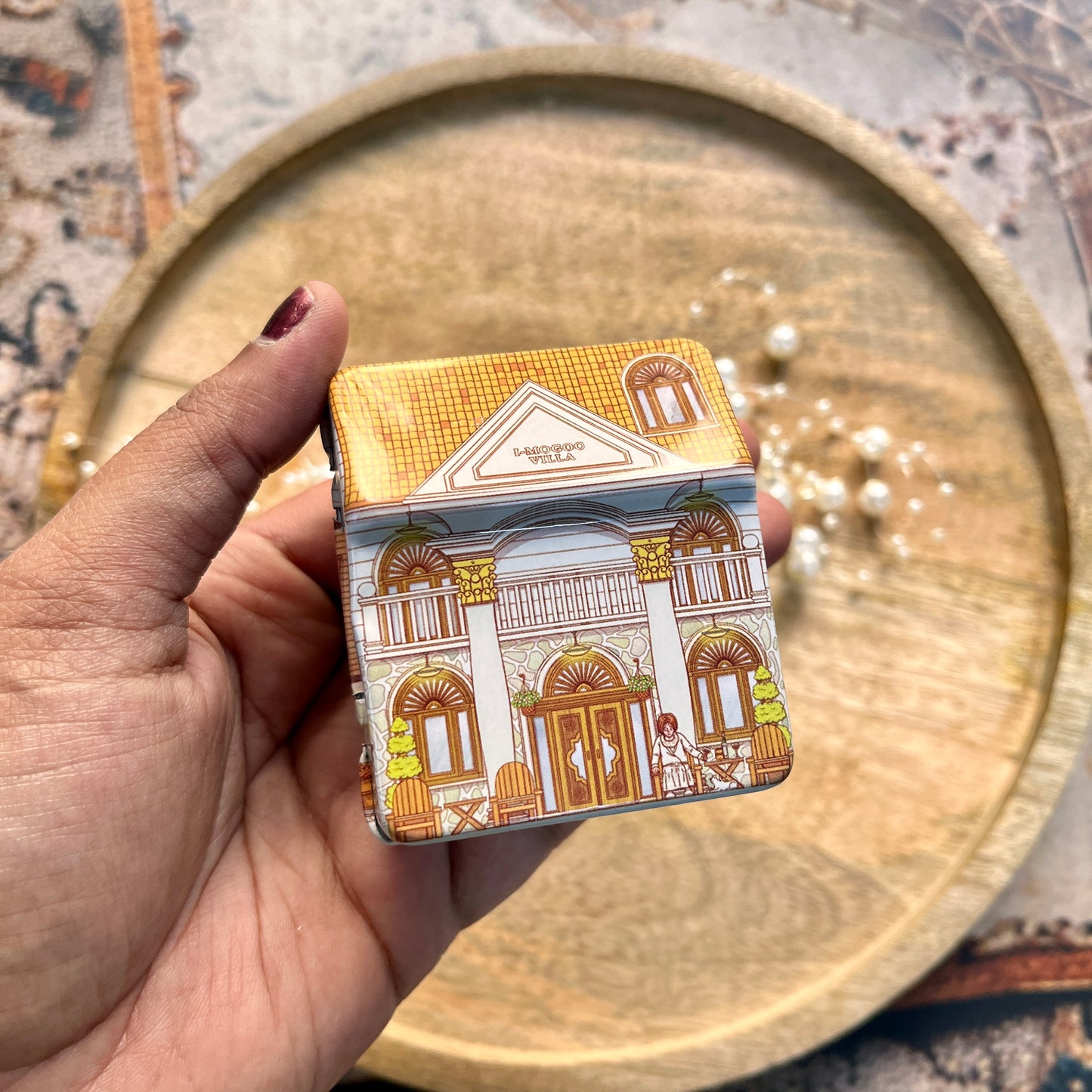 1 Pc Creative Mini Tin Box for Storage