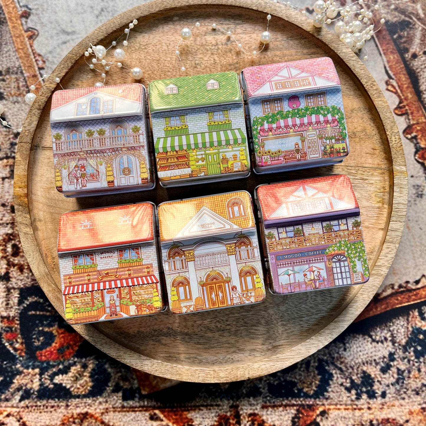 1 Pc Creative Mini Tin Box for Storage