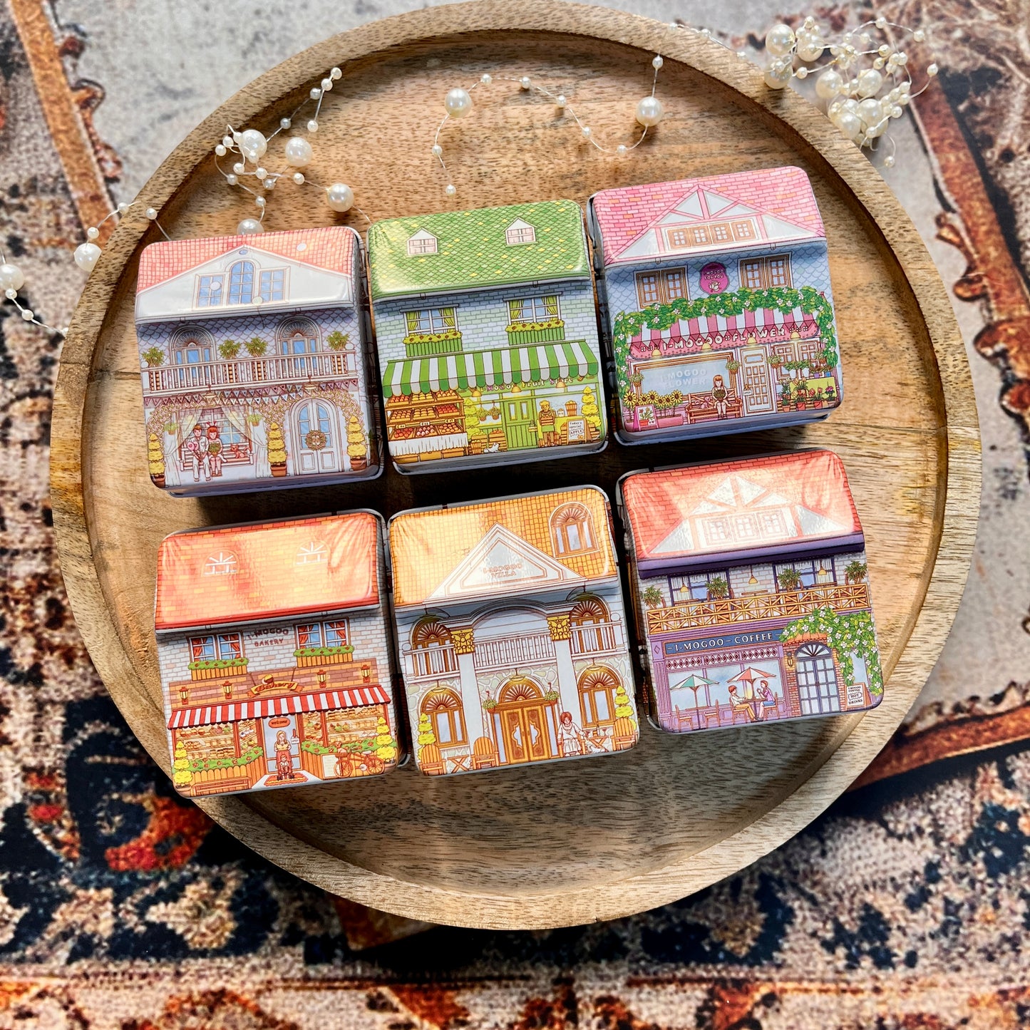 1 Pc Creative Mini Tin Box for Storage