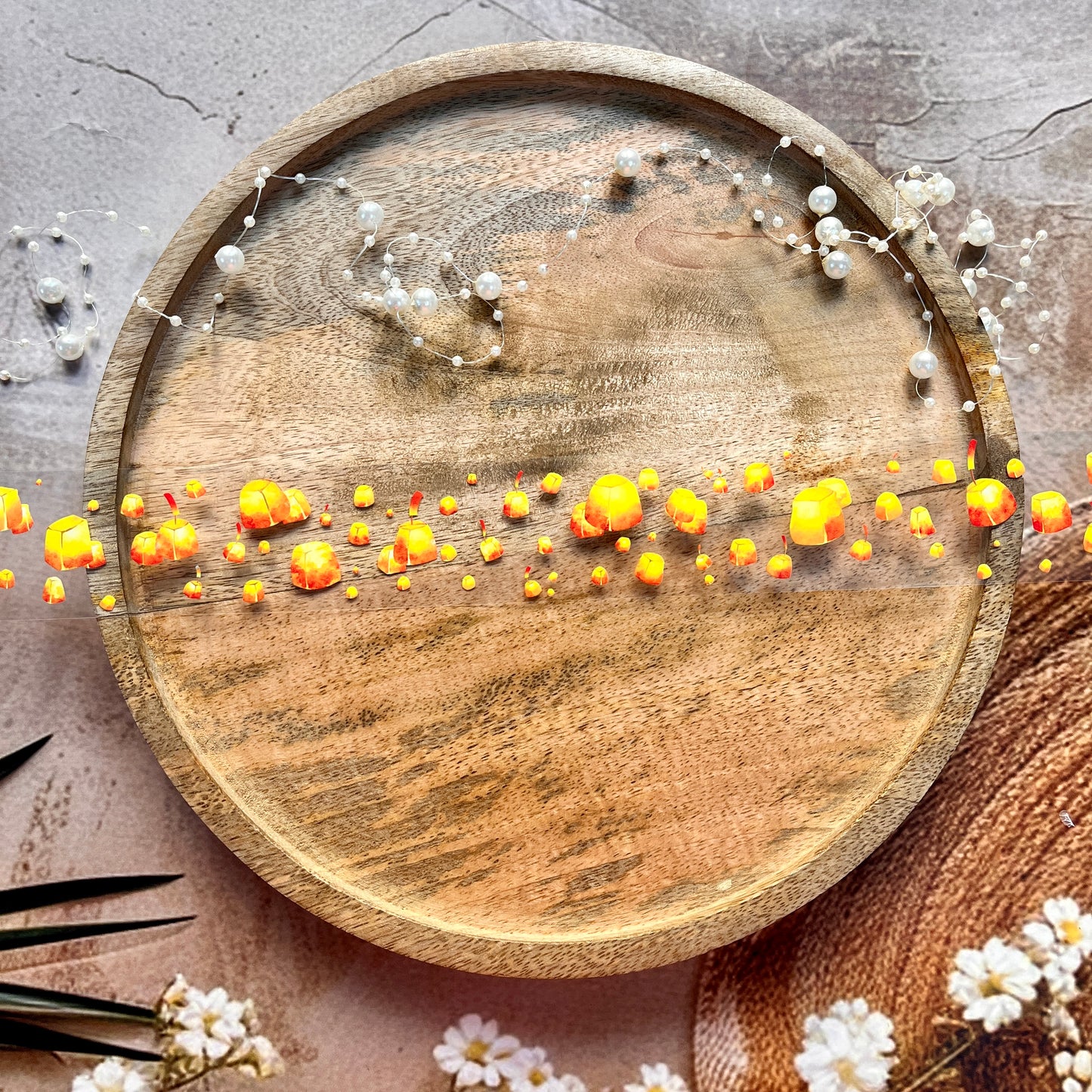 1 Pc Ancient Charm lantern in the Sky Sample Tape