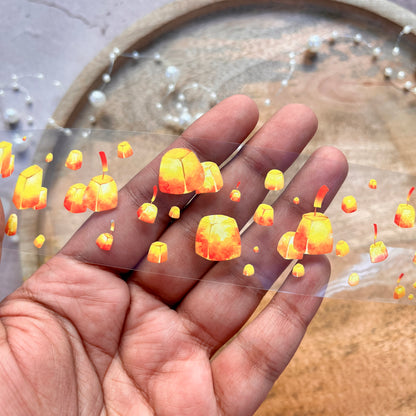 1 Pc Ancient Charm lantern in the Sky Sample Tape