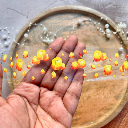 1 Pc Ancient Charm lantern in the Sky Sample Tape