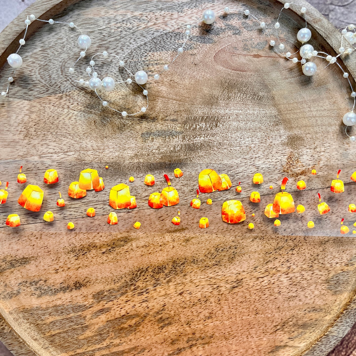 1 Pc Ancient Charm lantern in the Sky Sample Tape