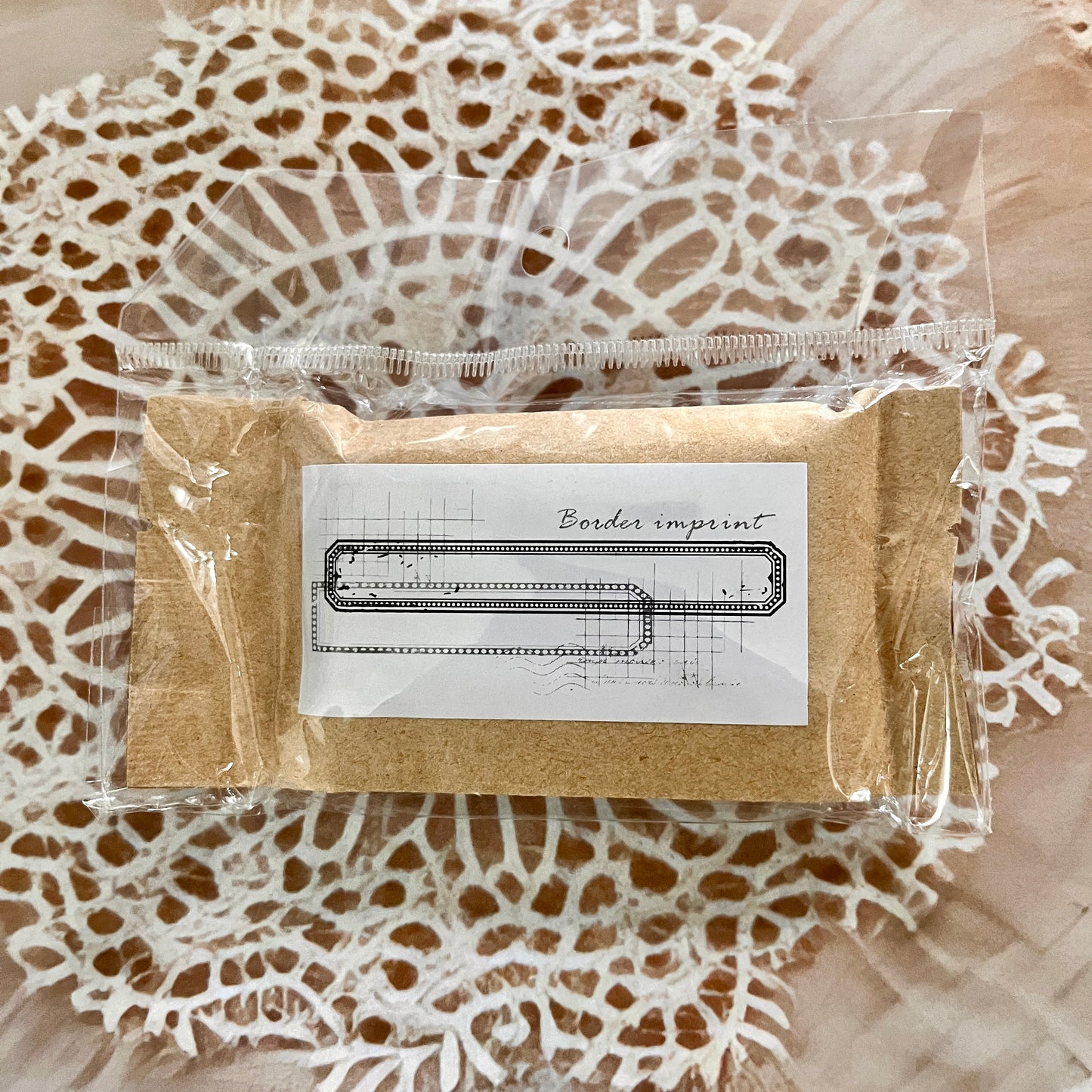 1 Pc Border Stamps Series Small Wooden Rubber stamp for scrapbook