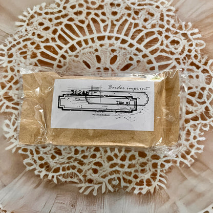 1 Pc Border Stamps Series Small Wooden Rubber stamp for scrapbook
