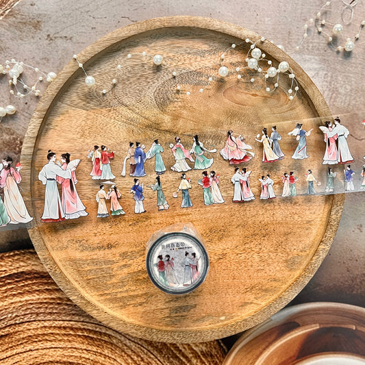 1 Pc Ancient Charm Worldly Wonders Character Sample Tape