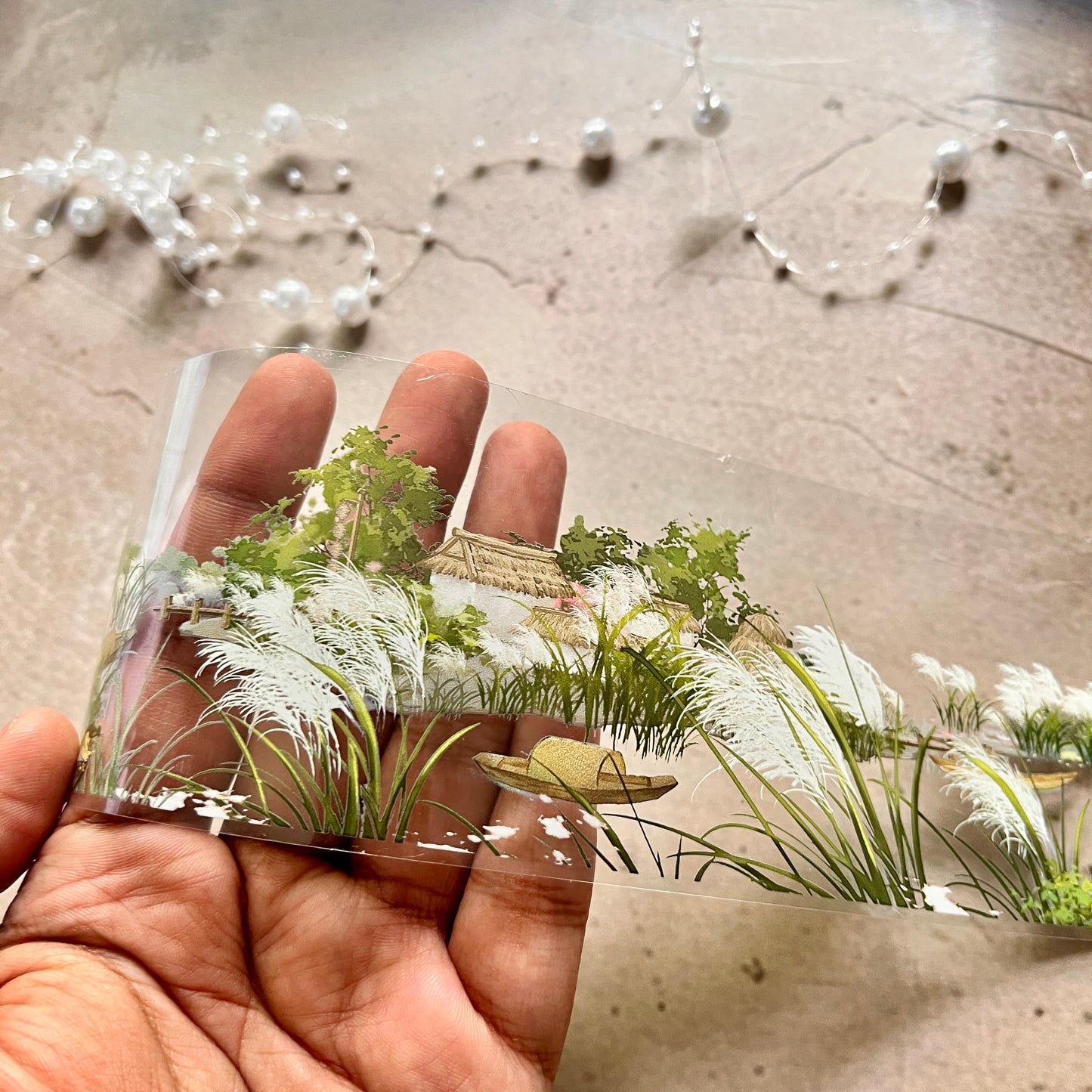Hedgerow Reed Bank Pet Tape for Journaling