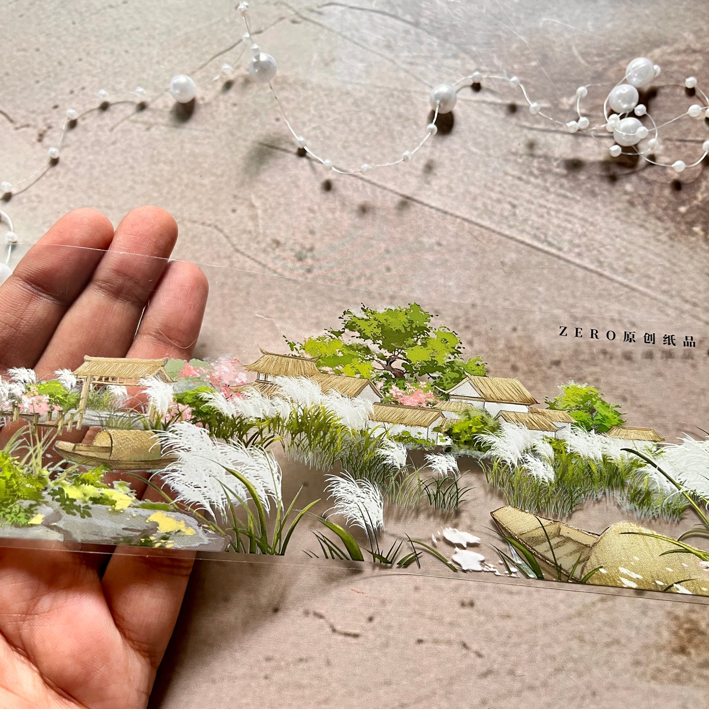 Hedgerow Reed Bank Pet Tape for Journaling