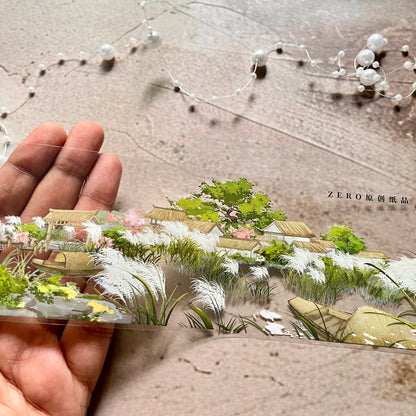 Hedgerow Reed Bank Pet Tape for Journaling