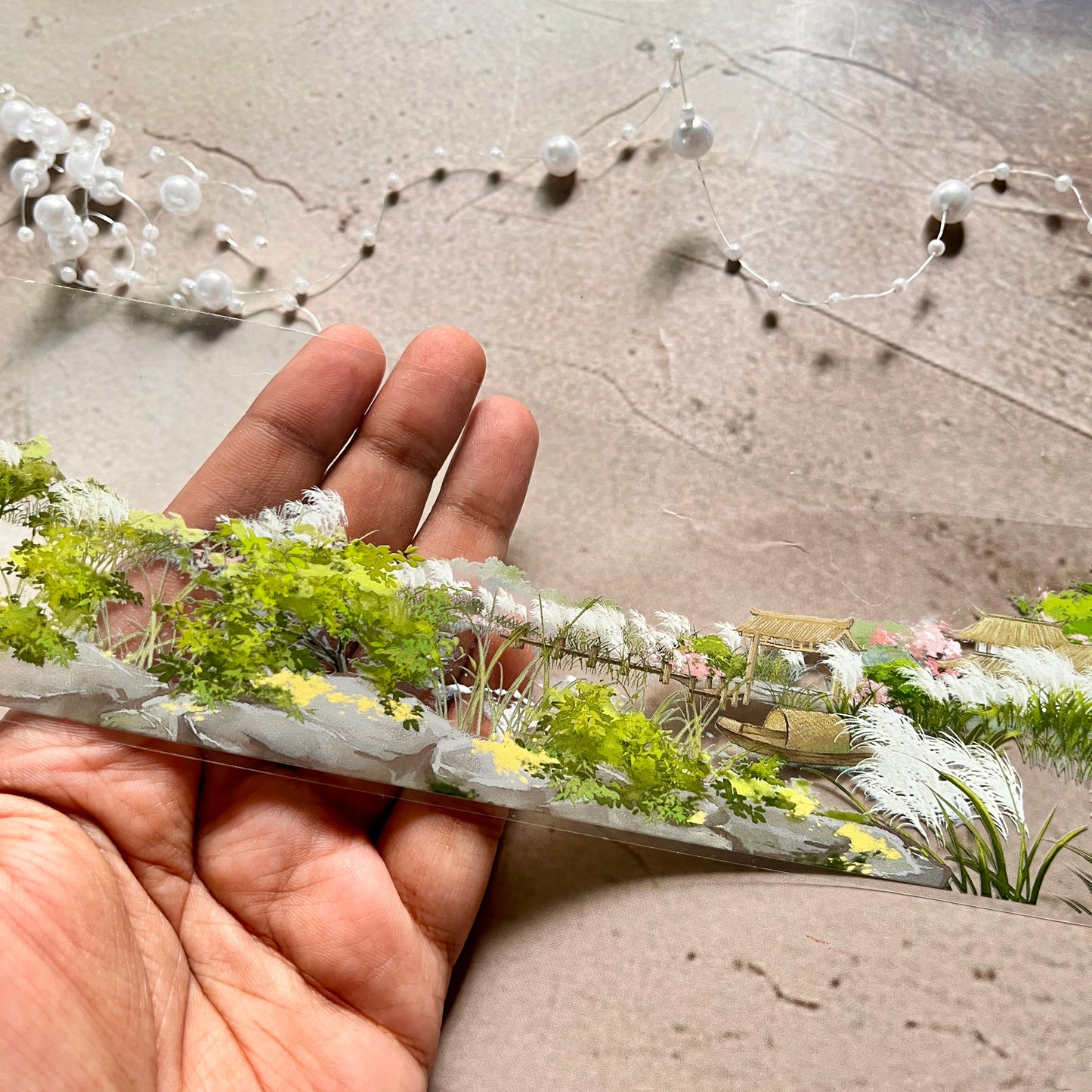Hedgerow Reed Bank Pet Tape for Journaling