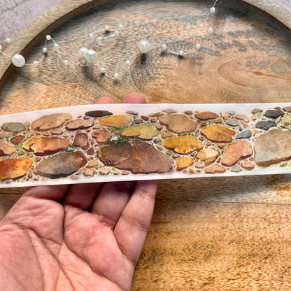 1 Pc Ancient Brick Road Landscape Washi Sample Tape