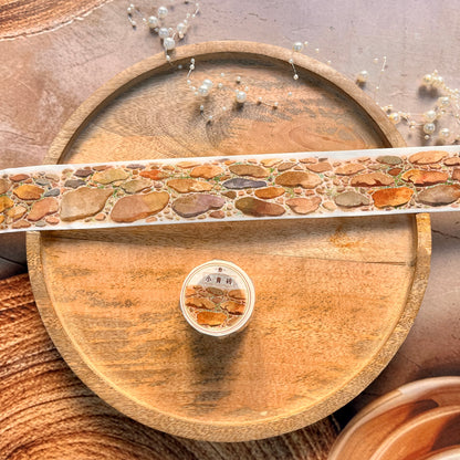 1 Pc Ancient Brick Road Landscape Washi Sample Tape
