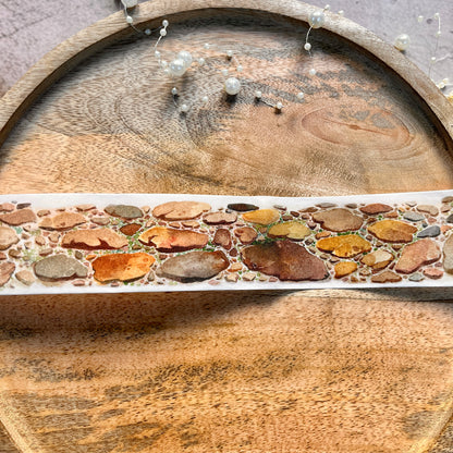 1 Pc Ancient Brick Road Landscape Washi Sample Tape