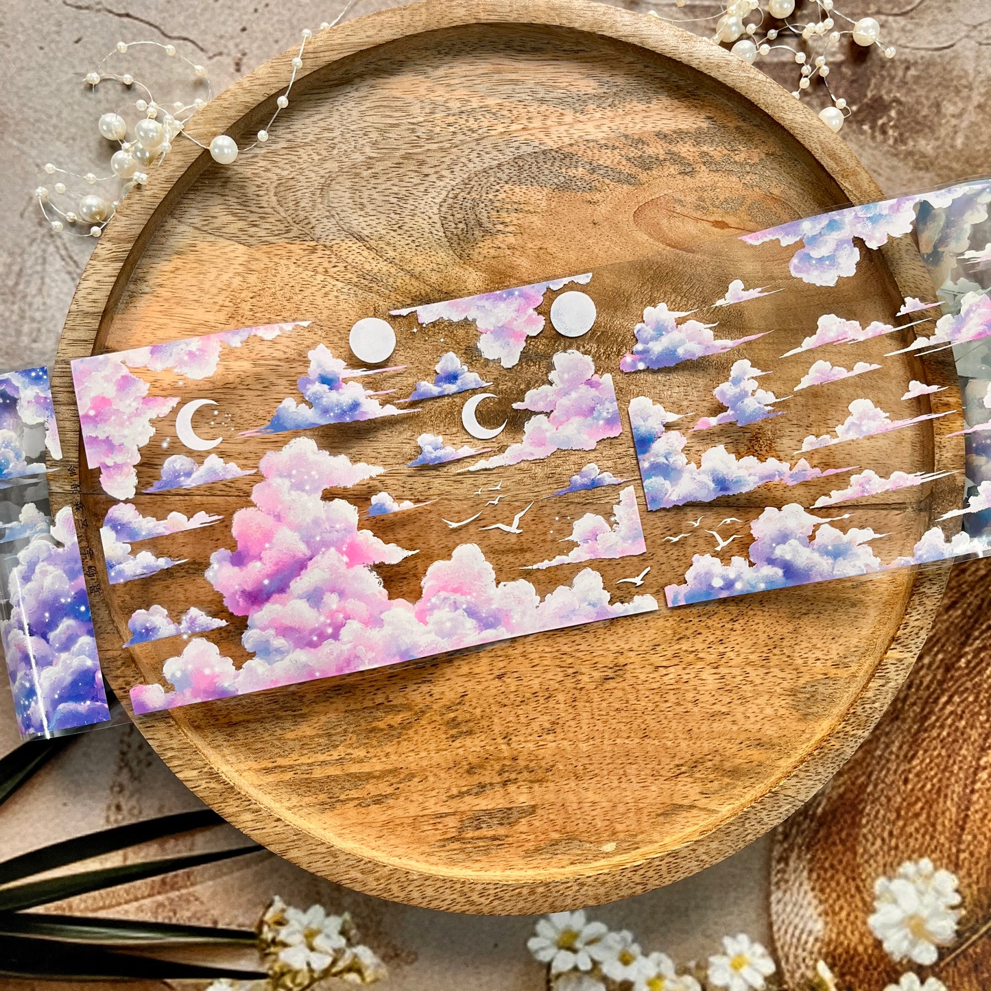 Cloud Dreams Shallow Song Large PET Landscaping Tape