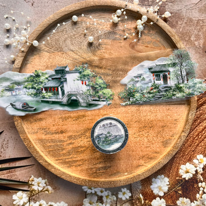 Leaves Full Crown Gangnam Town-PET Landscaping Tape