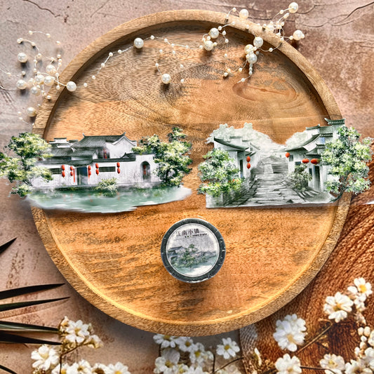 Leaves Full Crown Gangnam Town-PET Landscaping Tape