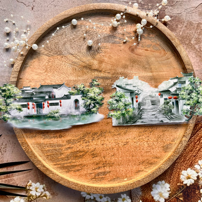 Leaves Full Crown Gangnam Town-PET Landscaping Tape