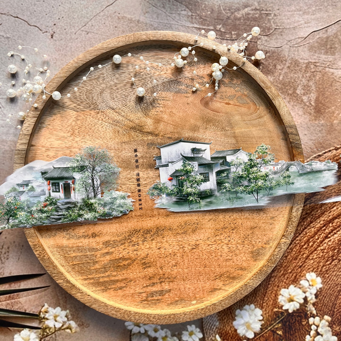 Leaves Full Crown Gangnam Town-PET Landscaping Tape