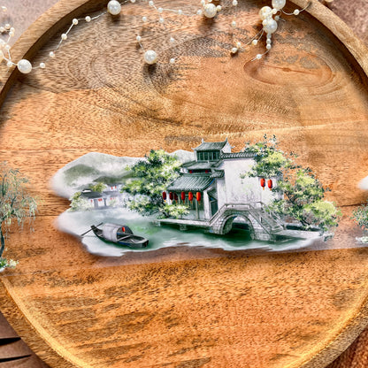 Leaves Full Crown Gangnam Town-PET Landscaping Tape